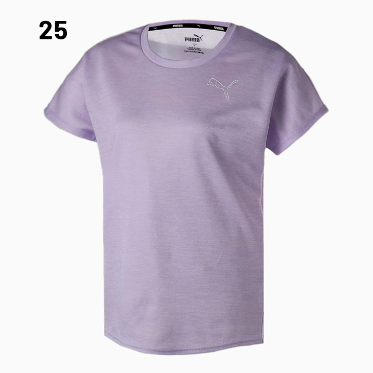 PUMA プーマ 半袖 Tシャツ レディース ACTIVE メッシュ HTR TEE