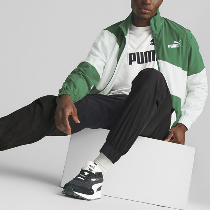 ウインドブレーカー 上下 メンズ プーマ PUMA POWER ウーブン 