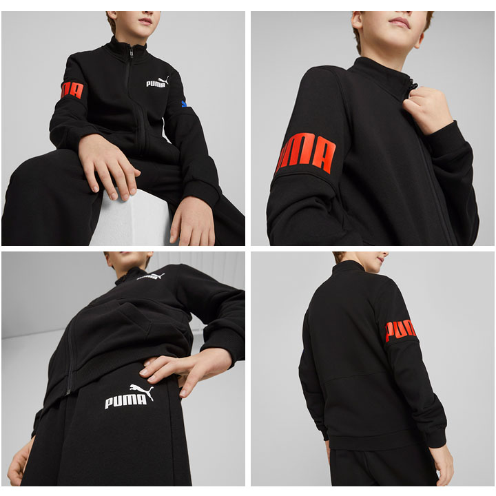 PUMA プーマ キッズ スウェット ジャージ 上下 男の子 POWER