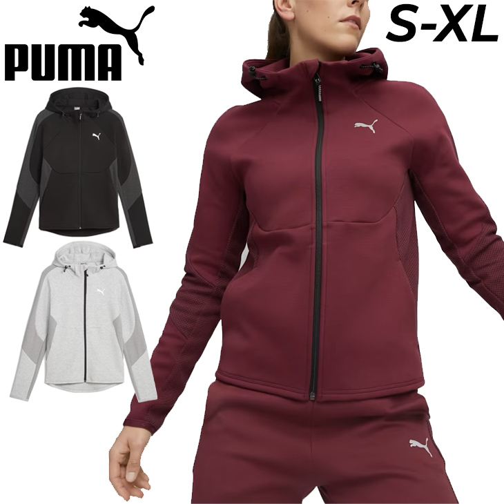 PUMA プーマ パーカー スウェット レディース EVOSTRIPE