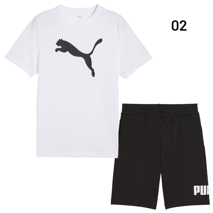 PUMA（プーマ） 半袖Tシャツ ハーフパンツ メンズ 上下 PUMA ESS