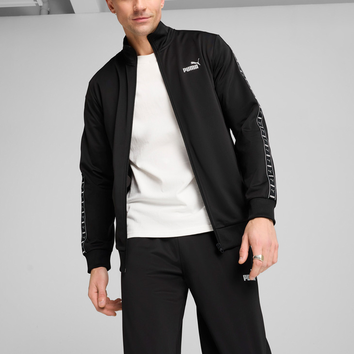 【新品タグ付き】PUMA プーマ ナイロンジャケット 上下セットアップ Mサイズ PUMA プーマ ジャージ 上下 メンズ ポリ テープスーツ｜長袖