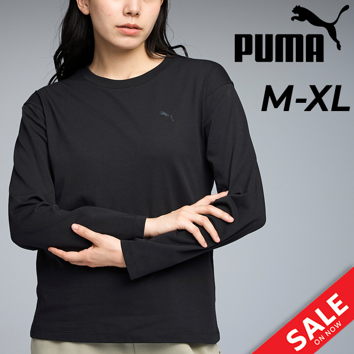 PUMA（プーマ） 長袖 Tシャツ レディース PUMA ESS MX キャットロゴ