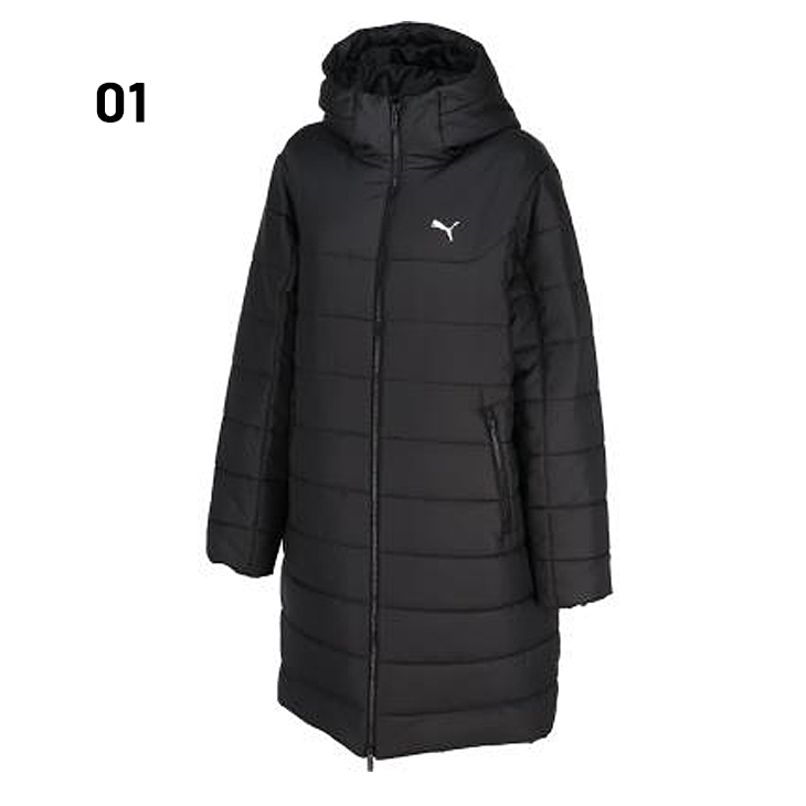 PUMA（プーマ） レディース 中綿コート PUMA ESS フーデッド パデッド