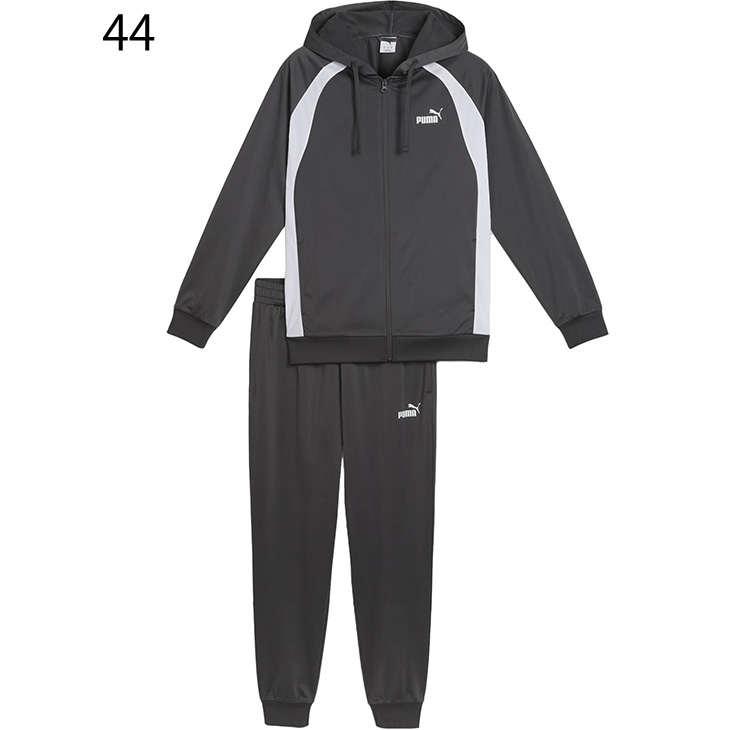 PUMA（プーマ） ジャージ 上下 メンズ フーデッド ポリスーツ 長袖