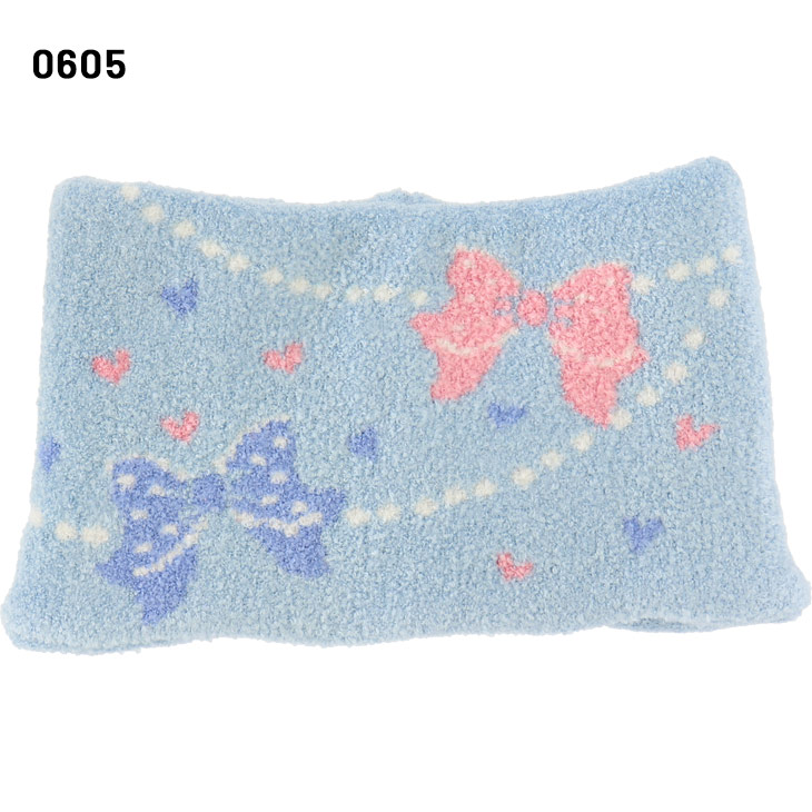 ネックウォーマー キッズ 女の子 ジュニア 子供用/オレンジボンボン