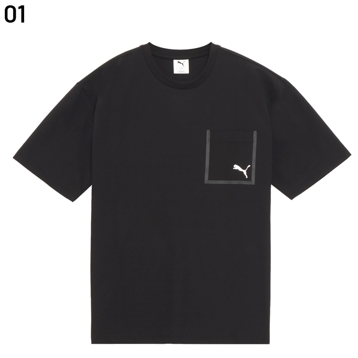 PUMA（プーマ） 半袖 Tシャツ メンズPUMA ESS エレベーテッド ウーブン