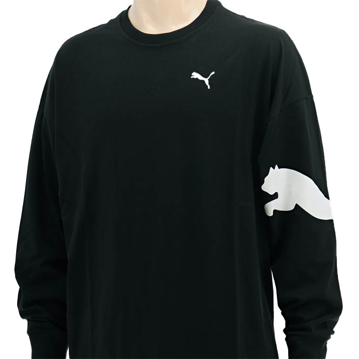 PUMA（プーマ） 長袖 Tシャツ メンズ PUMA L/S コットン オーバー