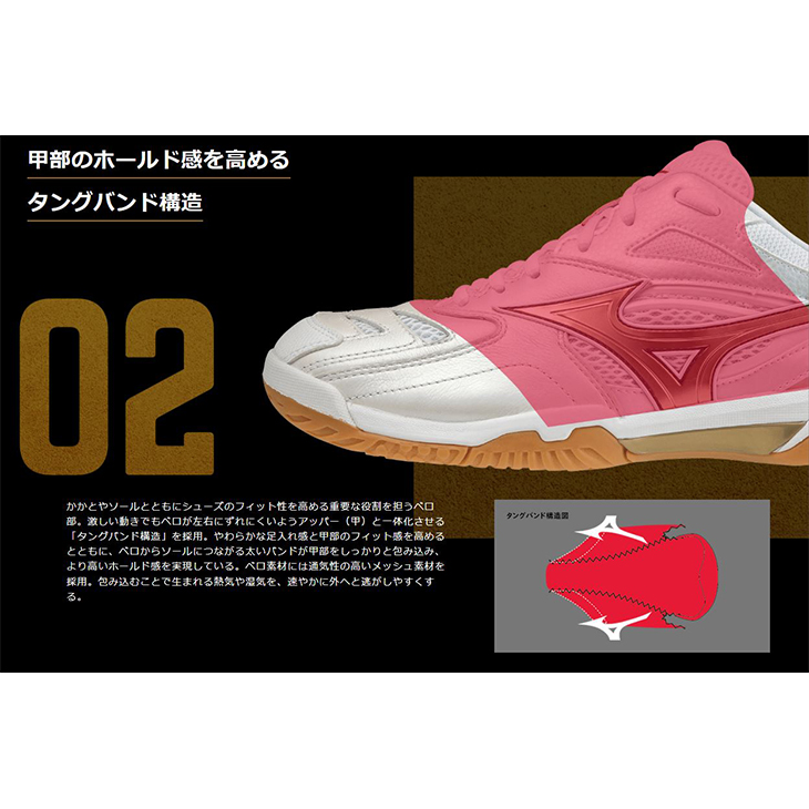 Mizuno ウエーブファング PRO バドミントンシューズ 29cm 2E MIZUNO（ミズノ） バドミントンシューズ 2E相当 メンズ レディース