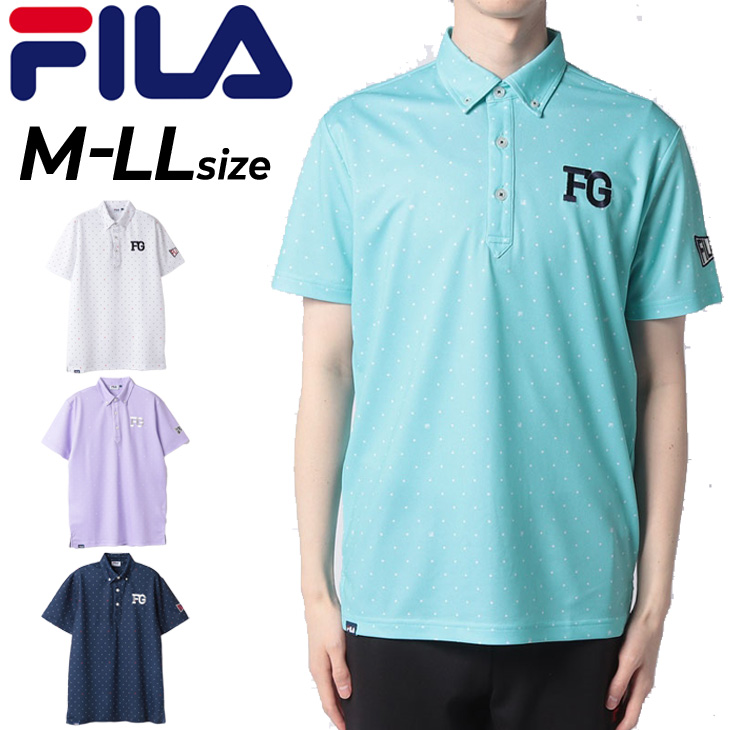 FILA フィラゴルフ 半袖 ポロシャツ メンズ ゴルフウェアFILA