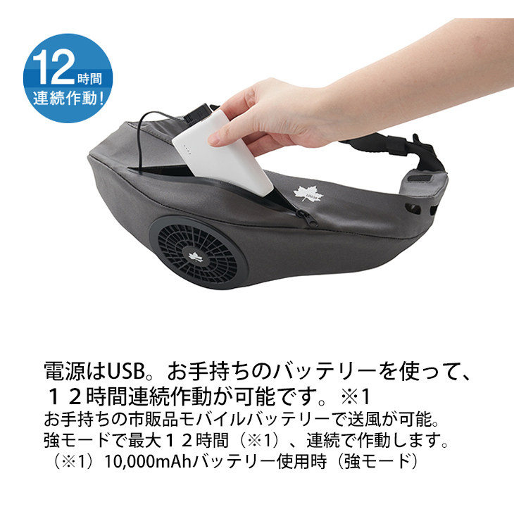 LOGOS ボディエアコン ベルト式 熱中症対策グッズ ロゴス 野電