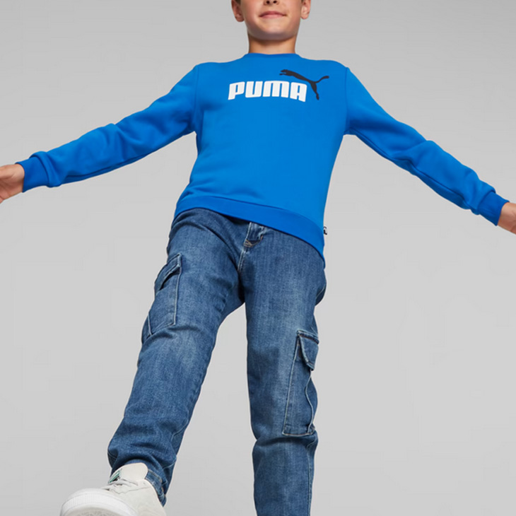 PUMA プーマ キッズ トレーナー 長袖 裏起毛 130-160cm 子供服