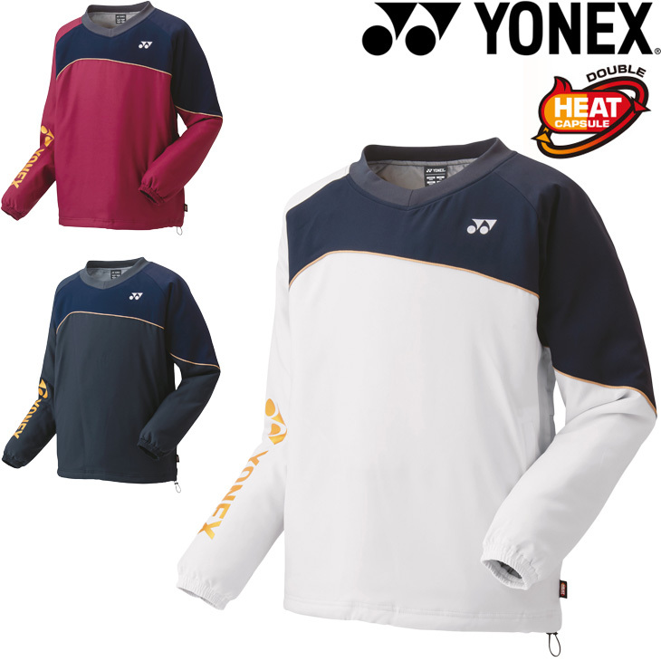 ウィンドブレーカーシャツ 長袖 メンズ レディース/ヨネックス YONEX ユニ中綿Ｖブレーカー(フットスタイル)/バドミントン テニス ソフトテニス  保温 /90068 :90068:APWORLD - 通販 - Yahoo!ショッピング