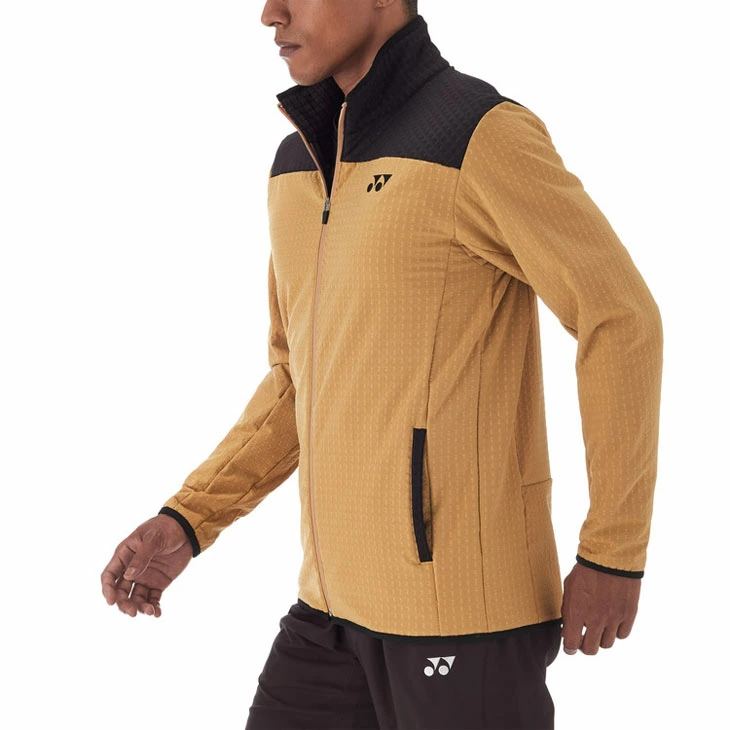 YONEX ユニジャケット 商品番号90075 ベージュLサイズ YONEX ヨネックス ジャージ メンズ レディース ユニジャケット