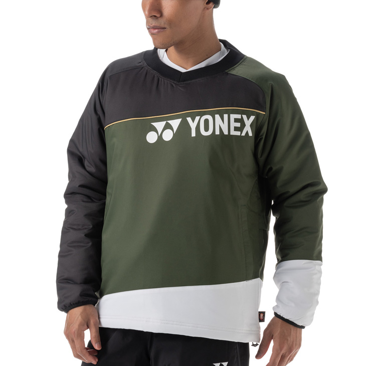 YONEX（ヨネックス） ピステシャツ 長袖 メンズ レディース ユニ中綿V