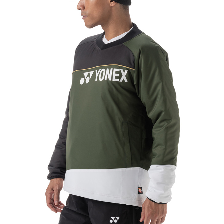 YONEX（ヨネックス） ピステシャツ 長袖 メンズ レディース ユニ中綿V