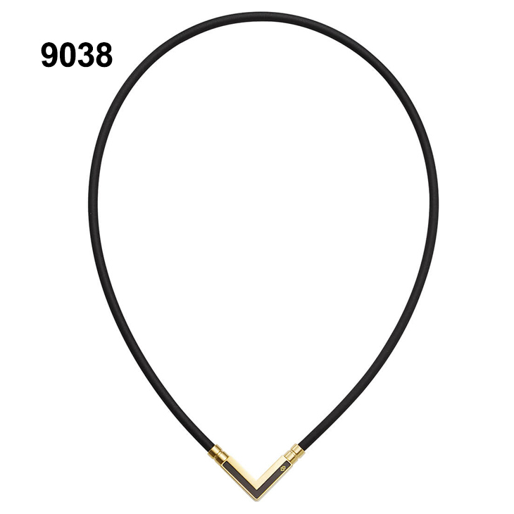 健康アクセサリー 1029-105 Fujimoto Magnetic Necklace - Titanium Steel Chain - Unisex