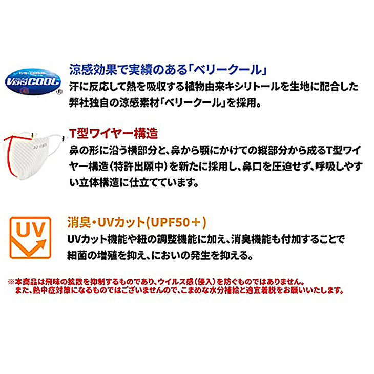 マスク リバーシブル 大人用 ヨネックス YONEX ベリークールフェイスマスク/メンズ レディース 接触冷感 衛生用品 男女兼用 カラーマスク / AC481【返品不可】 :AC481:APWORLD - 通販 - Yahoo!ショッピング