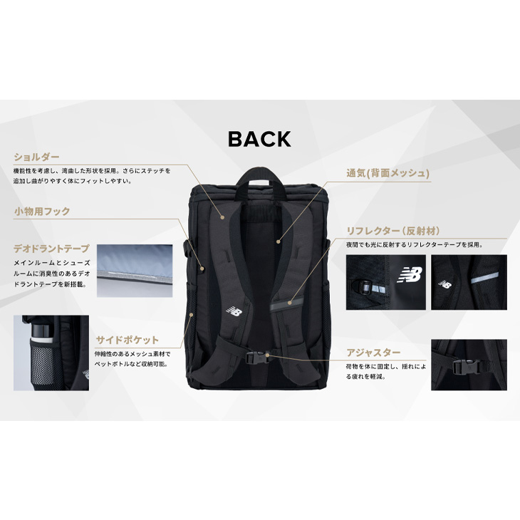 New Balance（ニューバランス） リュックサック 20L メンズ レディース