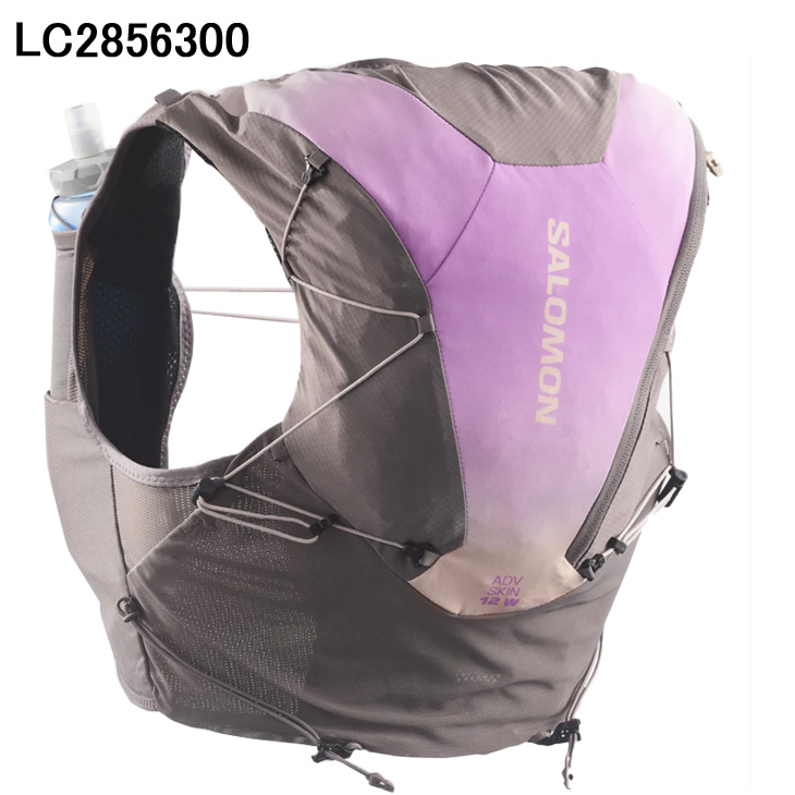 SALOMON ADV SKIN 12 ランニングベスト SALOMON（サロモン） ランニングベスト 約12L フラスク付き メンズ