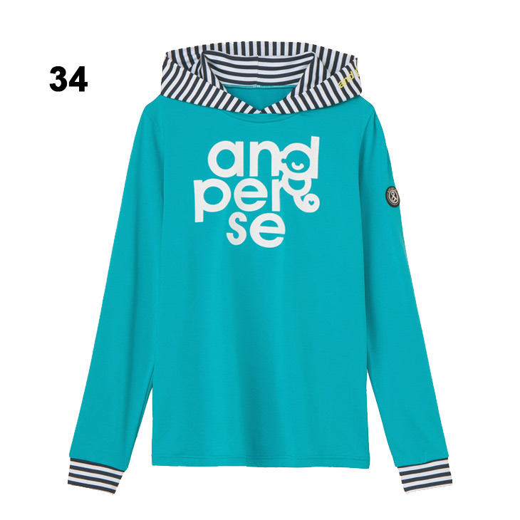 and per se（アンパスィ） レディース 長袖シャツ レイヤードデザイン