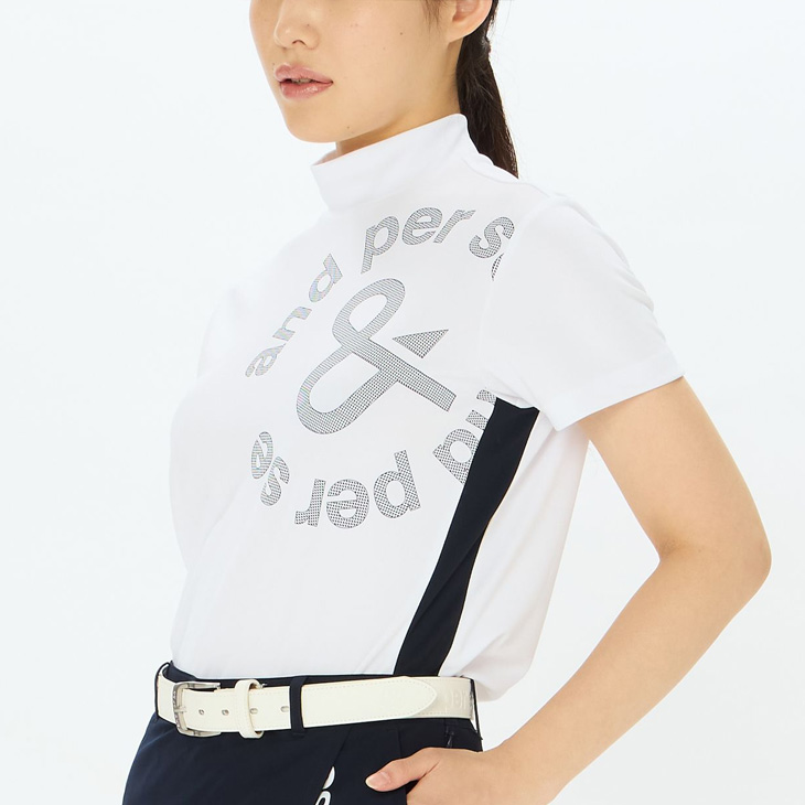 tシャツ ソルケア半袖モックネックシャツ（レディース） レディース ソルケア半袖モックネックシャツ（レディース）（Tシャツ