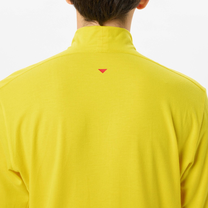 and per se アンパスィ 長袖 モックネックシャツ メンズ ゴルフウェア