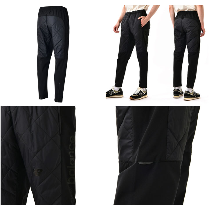 新品未使用　 ニューバランス ロングパンツ 防風 撥水 裏起毛 防寒 New Balance ニューバランス Black Out Collection ストレッチ