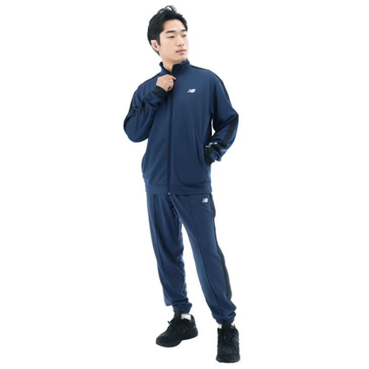 a2896[ニューバランス]トラックジャージ　セットアップ　M　スポーツ　上下 New Balance ジャージ 上下 メンズ セットアップ/ニューバランス