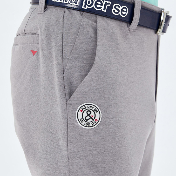 and per se（アンパスィ） ゴルフパンツ 裾上げ済み ロングパンツ