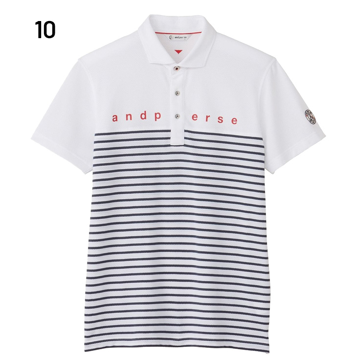 and per se（アンパスィ） 半袖シャツ メンズ ゴルフウェア and per se
