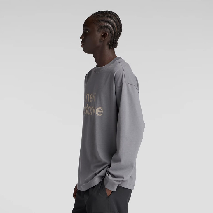 New Balance（ニューバランス） 長袖 Tシャツ メンズ ロゴプリントT