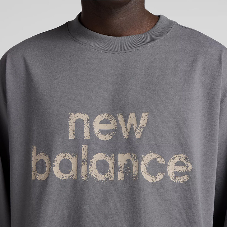 New Balance ロゴプリントセーター 特価】ニューバランス 秋冬モデル メンズ クルーネック セーター 012