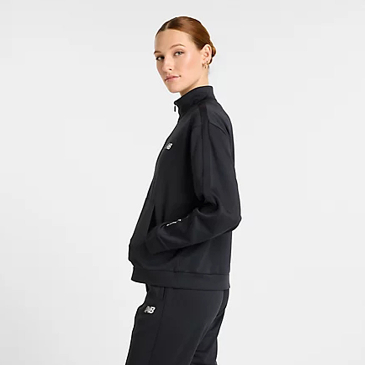 ニューバランス New Balance レディース 長袖ジャージジャケット ニットトラックジャケット_ AWJ51505 （ブラック） New Balance ニューバランス ジャージ 長袖 レディース