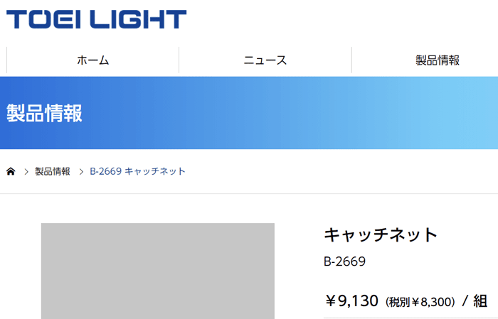 ハンドボール ゴール用キャッチネット 2枚1組 トーエイライト TOEI