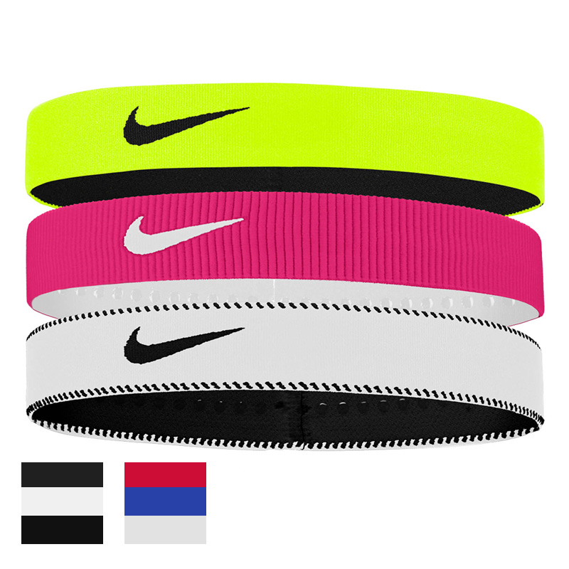 NIKE（ナイキ） フレックス クラシック ワイドヘッドバンド 3本パック