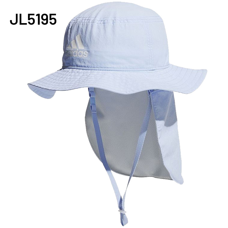 adidas（アディダス） 子ども用 帽子 日よけたれ付 キッズ UV バケット