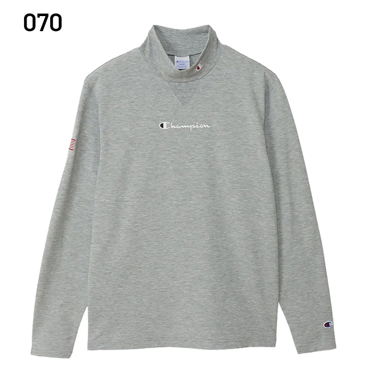 Champion（チャンピオン） モックネックシャツ 長袖 メンズ ゴルフ