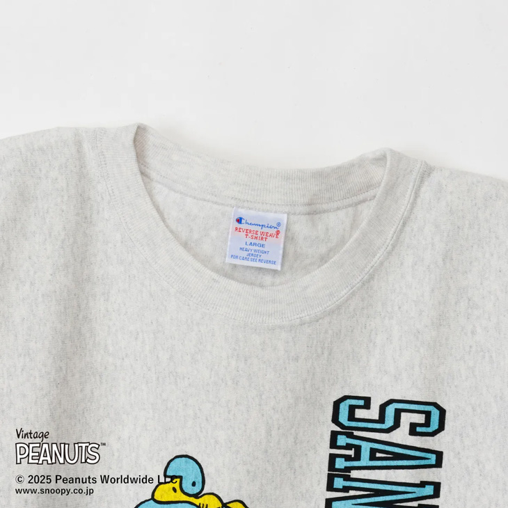 Champion チャンピオン スヌーピーコラボ Tシャツ 半袖 メンズ