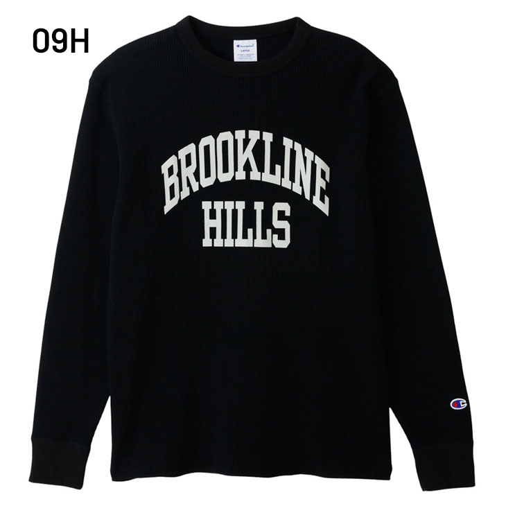 Champion チャンピオン 長袖 Tシャツ メンズ ワッフル生地 サーマル