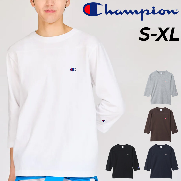 BMSB 7長袖シャツ M テンジク フットボール 3/4 Tシャツ Champion チャンピオン 7分袖シャツ メンズ フットボールTシャツ