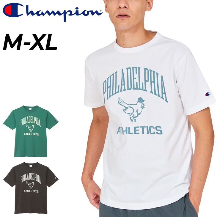 Champion（チャンピオン） 半袖 Tシャツ メンズ プリントT カレッジ風