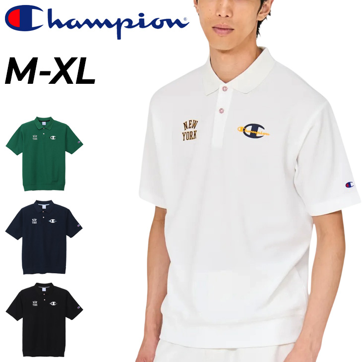 Champion（チャンピオン） 半袖 ポロシャツ メンズ ゴルフウェア
