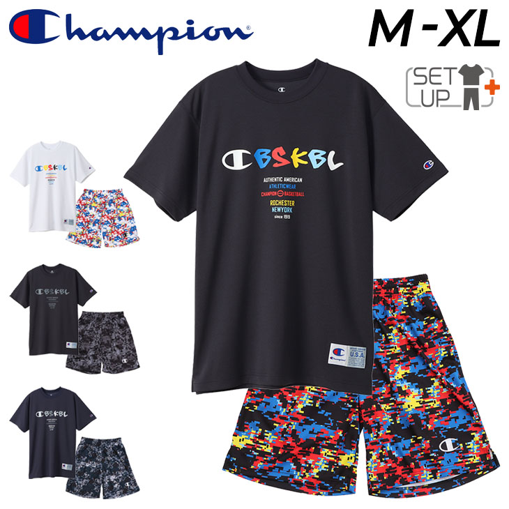 半袖Tシャツ ハーフパンツ 上下 メンズ セットアップ/チャンピオン Champion スポーツウェア バスケットボール トレーニング フィットネス  /C3-VB345-C3-VB541 : c3-vb345-c3-vb541 : APWORLD - 通販 - Yahoo!ショッピング