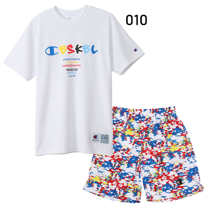 Champion 半袖Tシャツ ハーフパンツ 上下 メンズ セットアップ