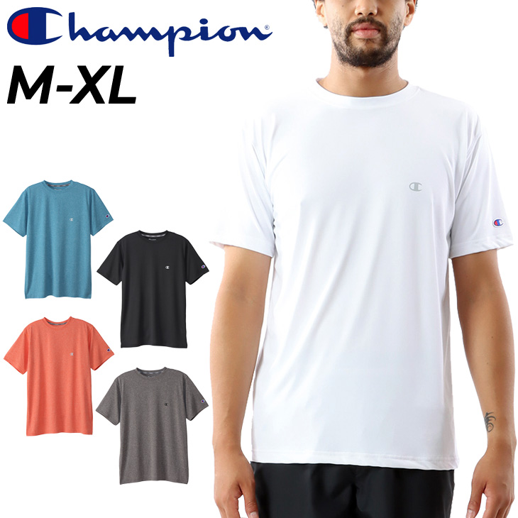 Tシャツ 半袖 メンズ チャンピオン Champion スポーツウェア 吸汗速乾 抗菌防臭 UVカット トレーニング ジム ランニング バスケ 男性  シンプル /C3-VS308 :C3-VS308:APWORLD - 通販 - Yahoo!ショッピング