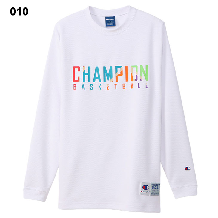 長袖 Tシャツ メンズ チャンピオン Champion CAGERS/バスケットボール スポーツウェア 保温 静電 トレーニング 男性 クルーネック  練習着 部活 男子 /C3-WB453 :C3-WB453:APWORLD - 通販 - Yahoo!ショッピング