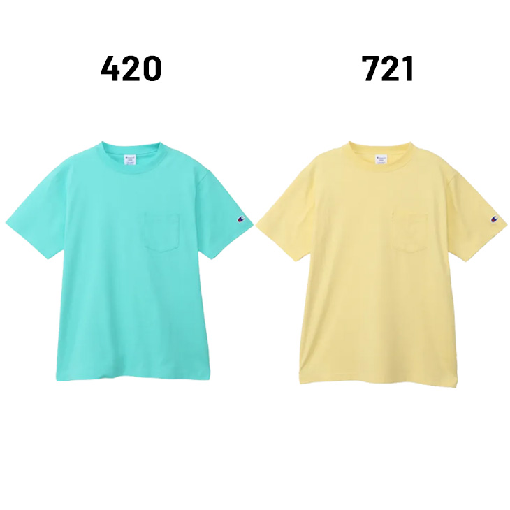 Champion　メンズTシャツ　3枚セット Champion（チャンピオン） 半袖 Tシャツ メンズ ポケットT 無地 クルー
