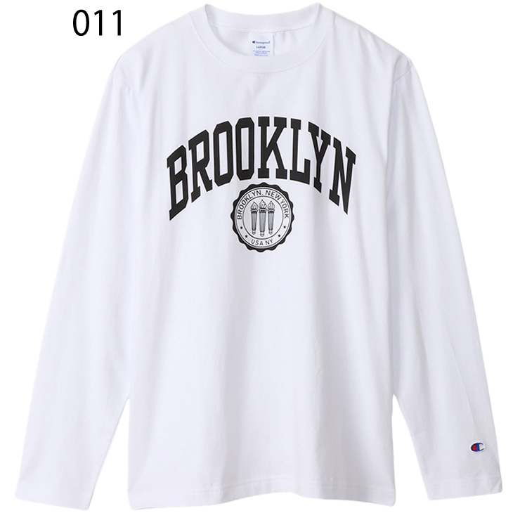 Champion（チャンピオン） 長袖 Tシャツ メンズ プリントT カレッジ風