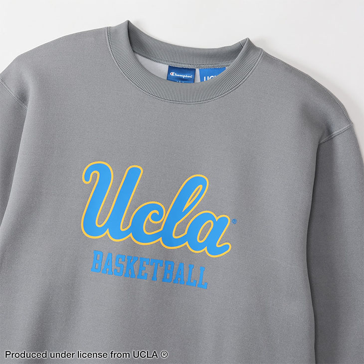Champion UCLA スウェット Champion Mens GREY UCLA Bruins Arch Name Hoodie - 147501400